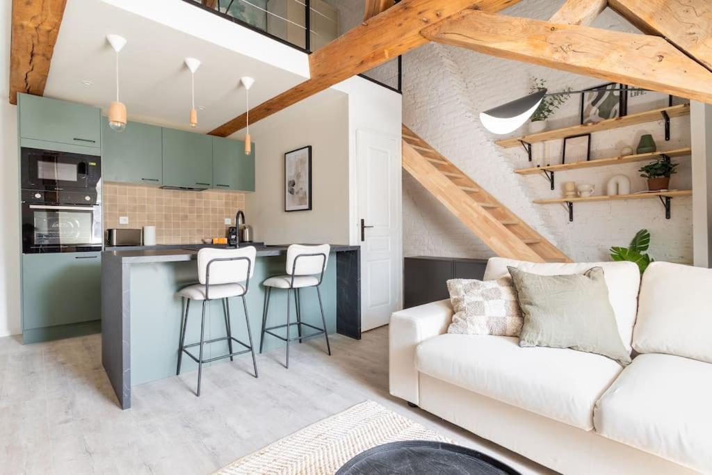 L'Elegant - Appartement Fonctionnel Plein-Centre De ドゥエー エクステリア 写真